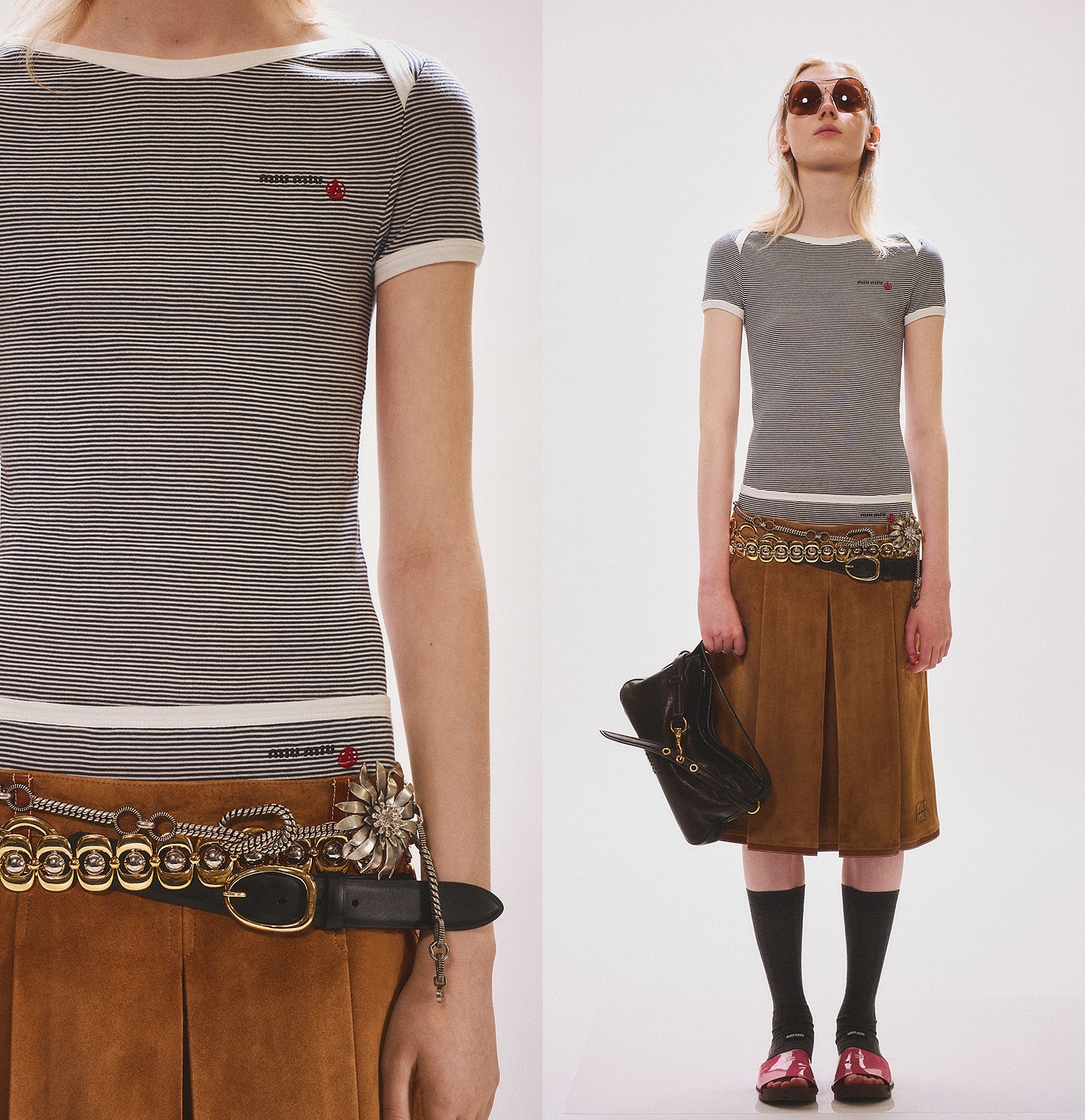◆完売前に◆【MiuMiu】× Petit Bateau リブジャージーTシャツ 三越伊勢丹 | MIU MIU/ミュウミュウ通販 | プチバトー X ミュウ