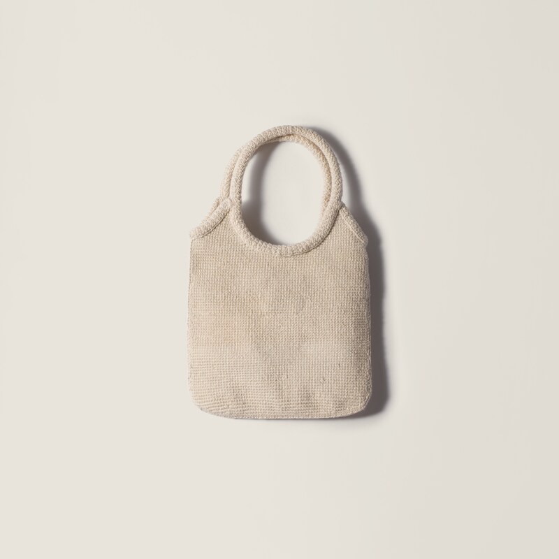 Ivy embroidered cotton handbag