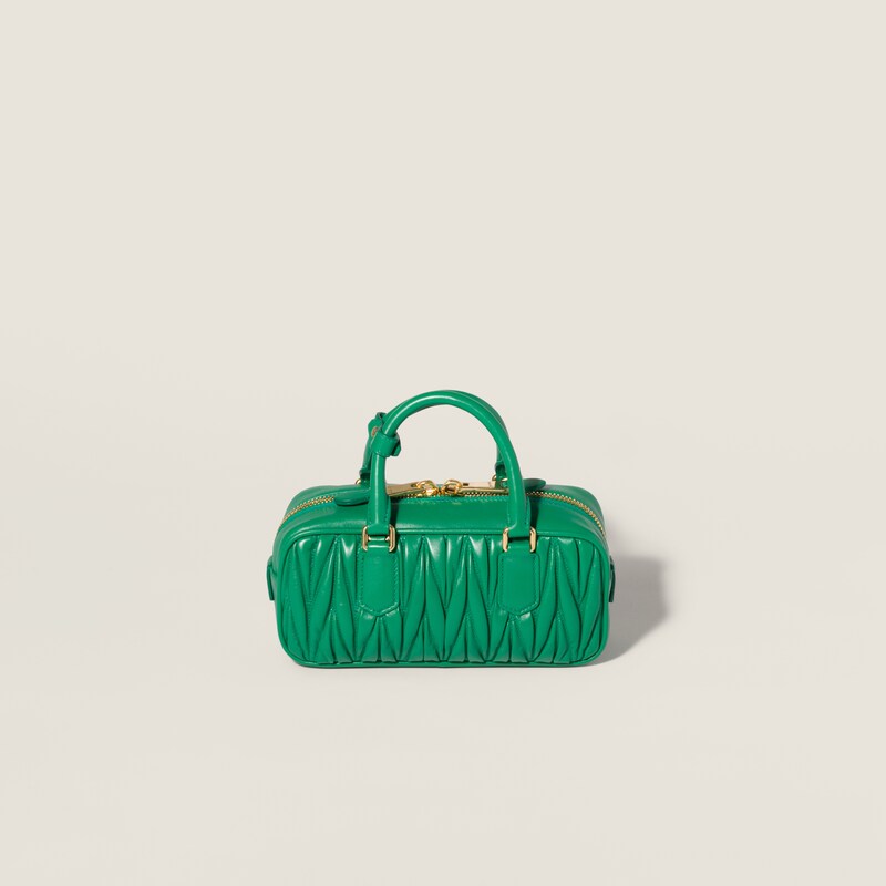 Arcadie matelassé nappa leather bag