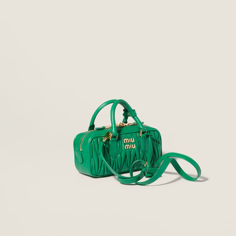 Arcadie matelassé nappa leather bag