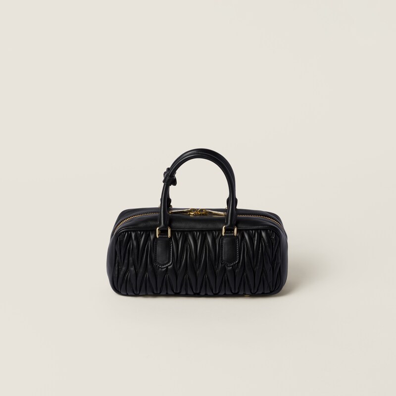 Arcadie matelassé nappa leather bag