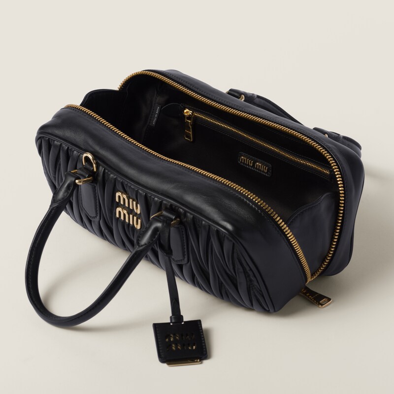 Arcadie matelassé nappa leather bag