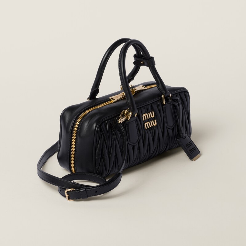 Arcadie matelassé nappa leather bag