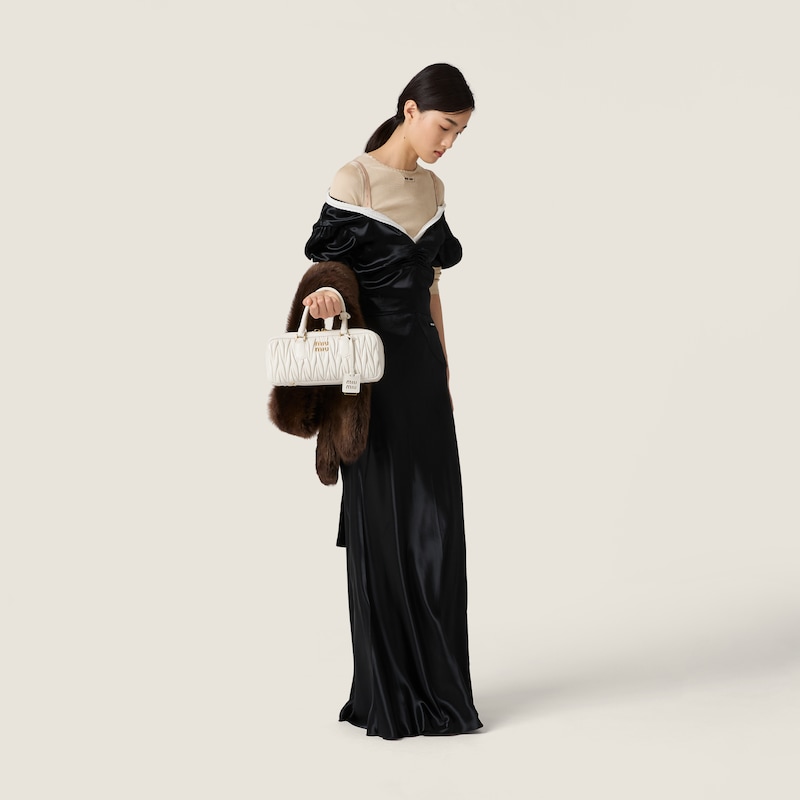 Arcadie matelassé nappa leather bag