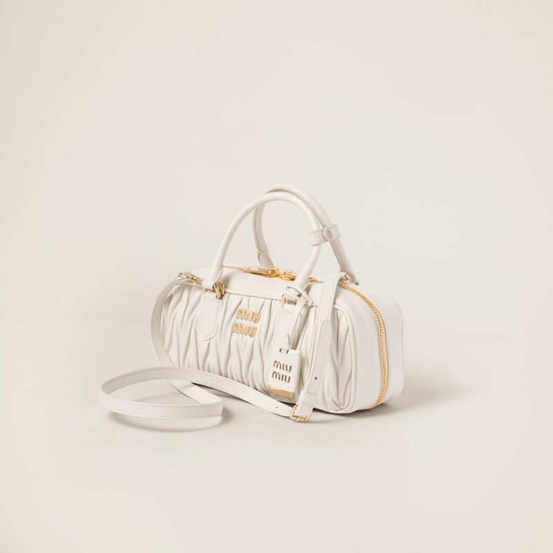 Arcadie matelassé nappa leather bag