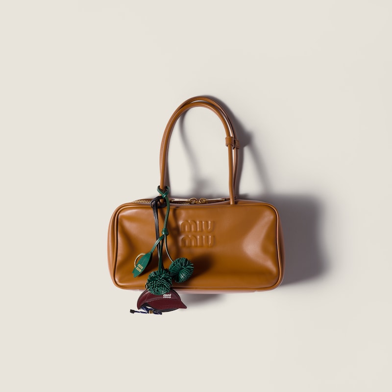 Beau leather top-handle bag