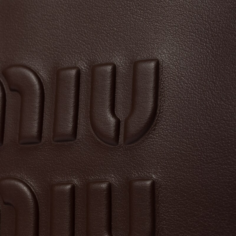 Beau leather top-handle bag