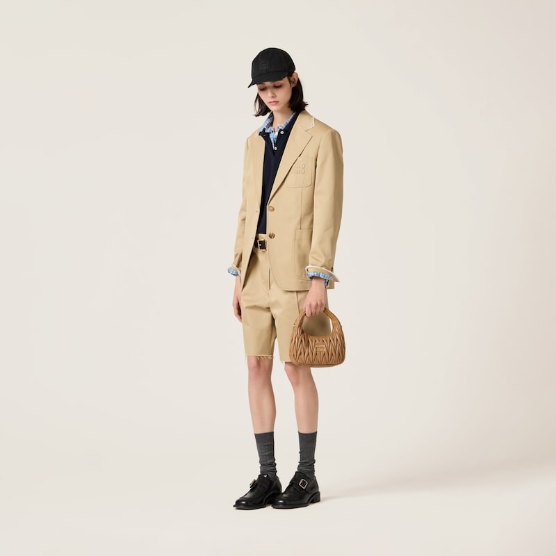 Wander matelassé nappa leather hobo bag