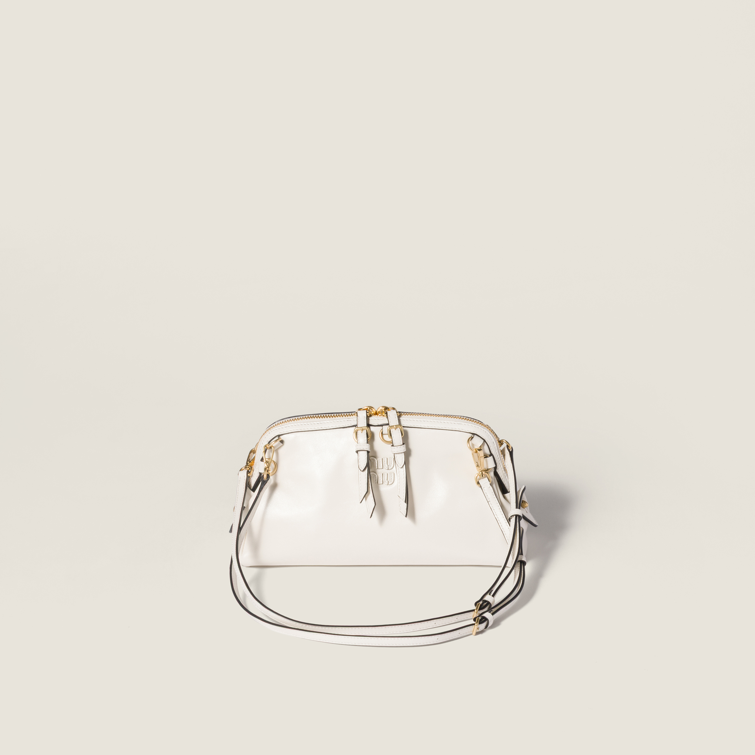 Caprice leather clutch