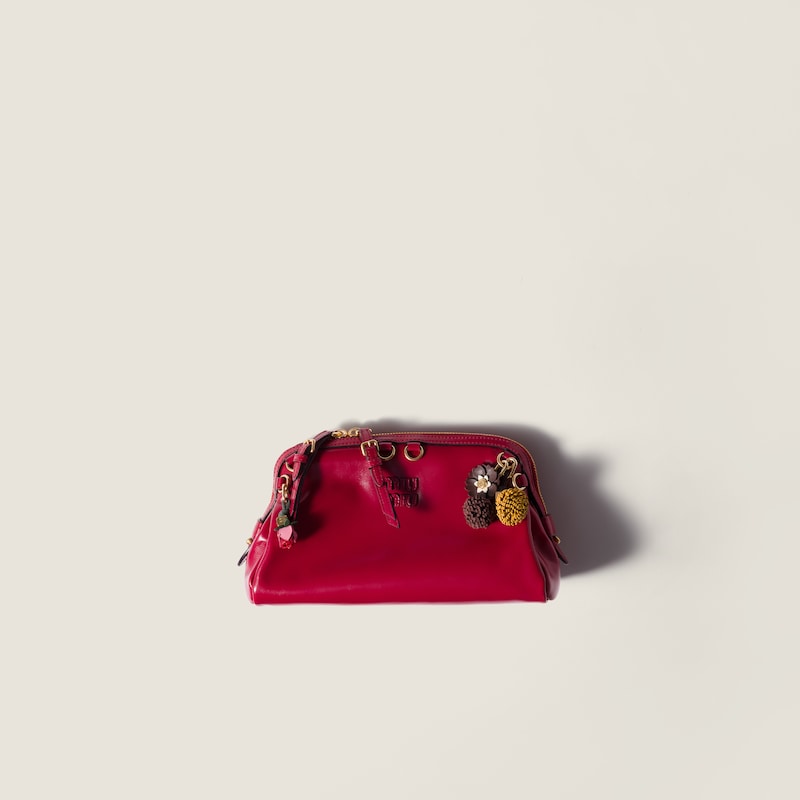 Caprice leather clutch