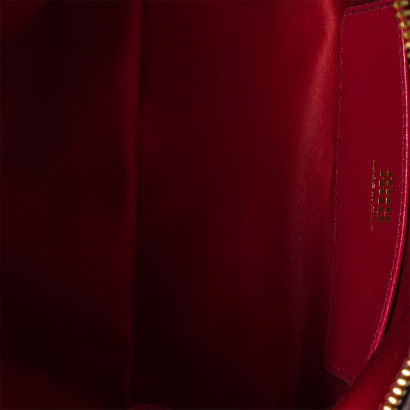 Caprice leather clutch