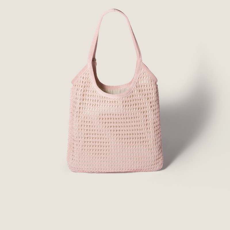 Ivy raffia crochet bag