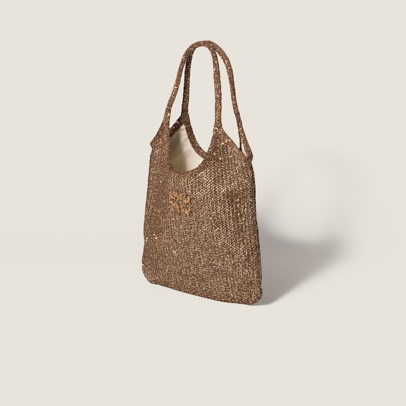 Ivy sequin mesh bag