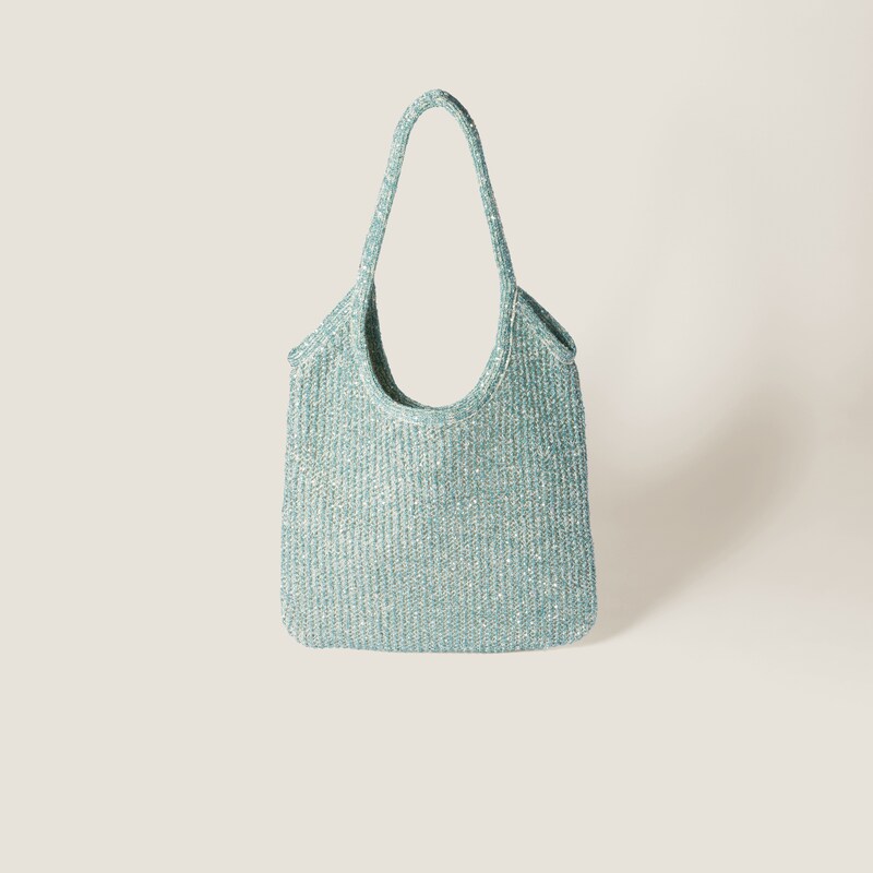 Ivy sequin mesh bag
