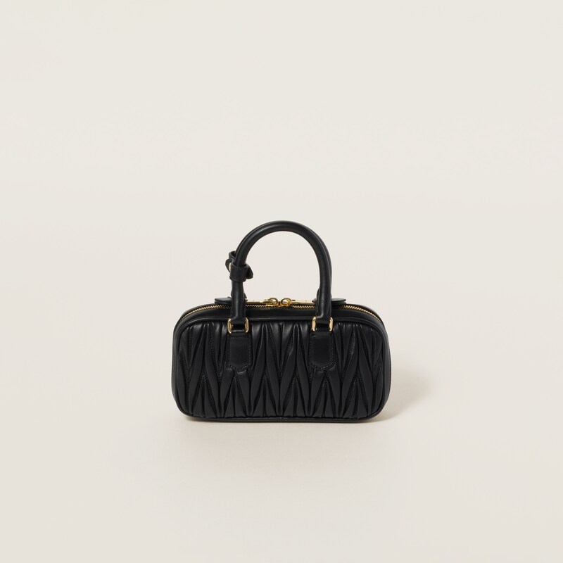 Arcadie matelassé nappa leather mini-bag