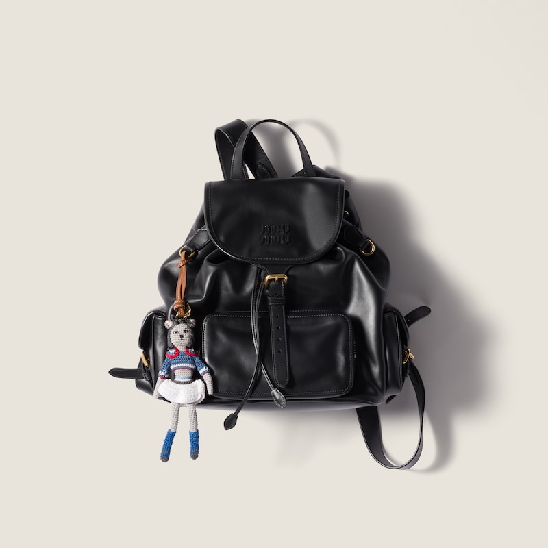 Leather backpack