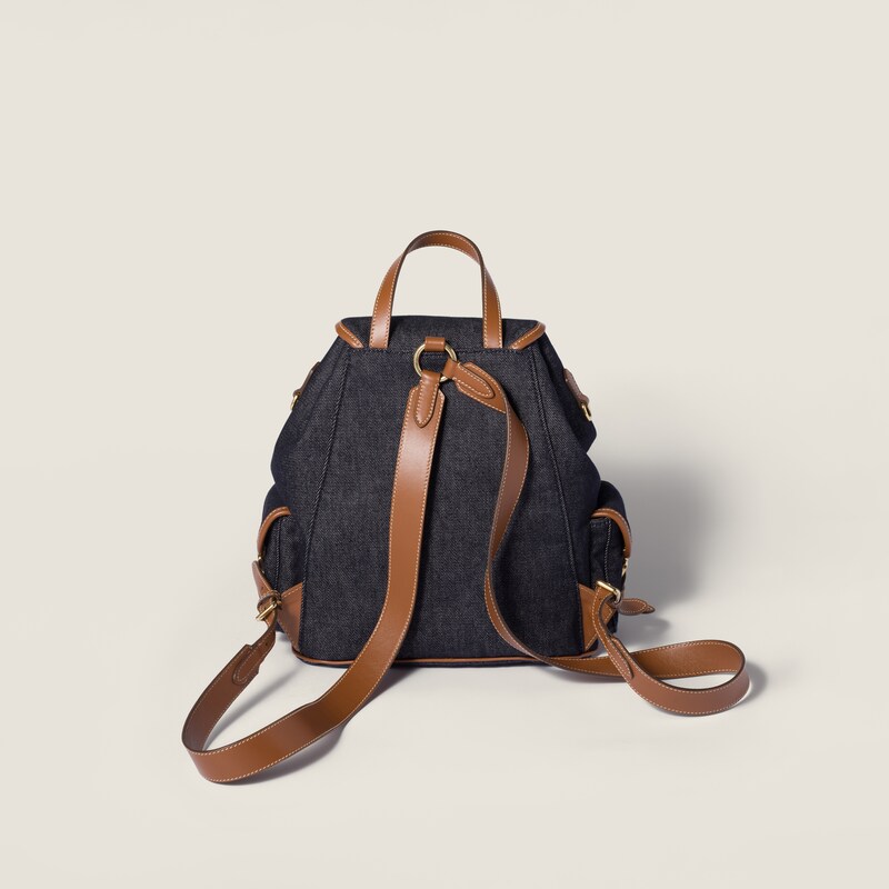 Denim backpack
