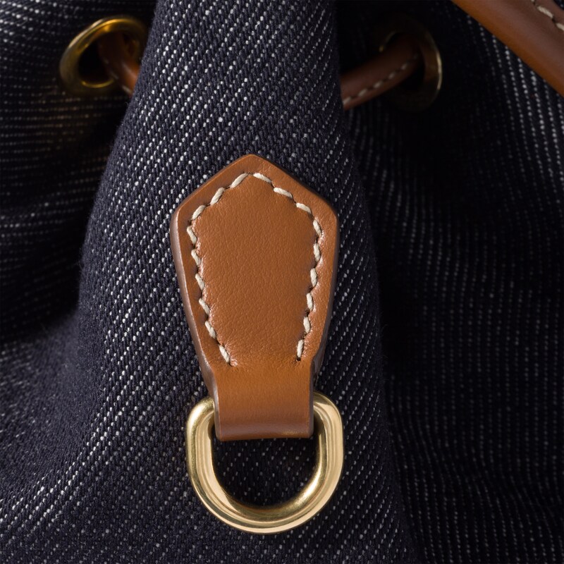 Denim backpack