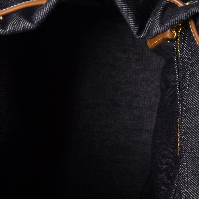 Denim backpack