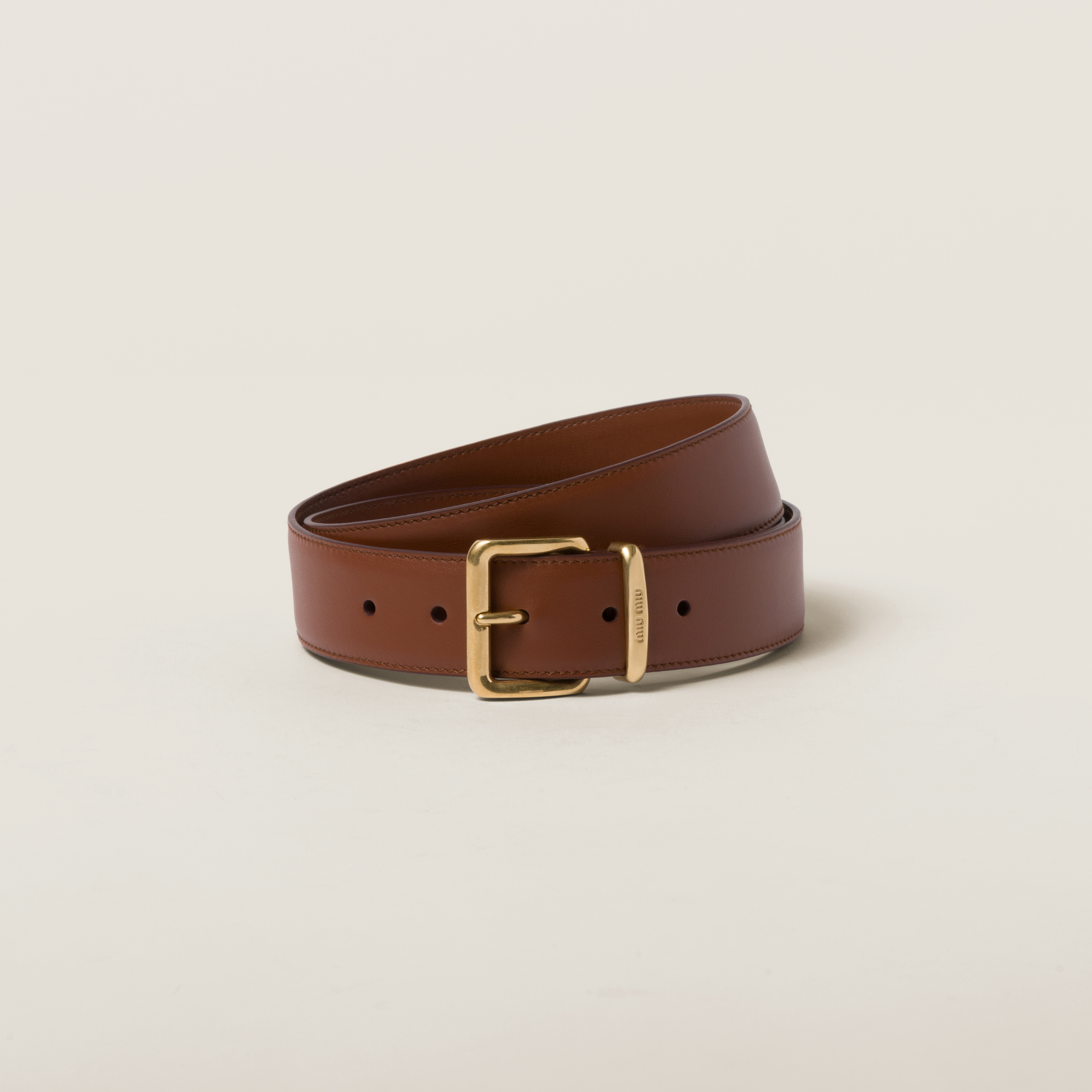 Leather belt