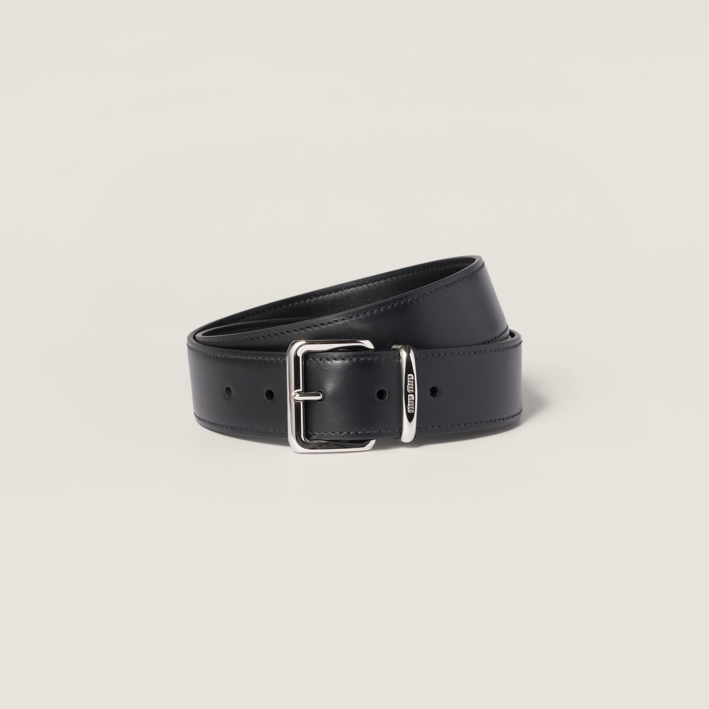 Leather belt