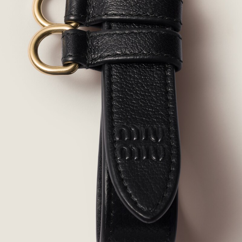 Leather belt