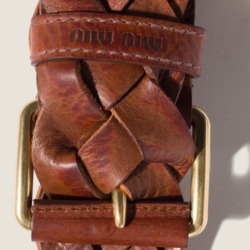 Leather belt