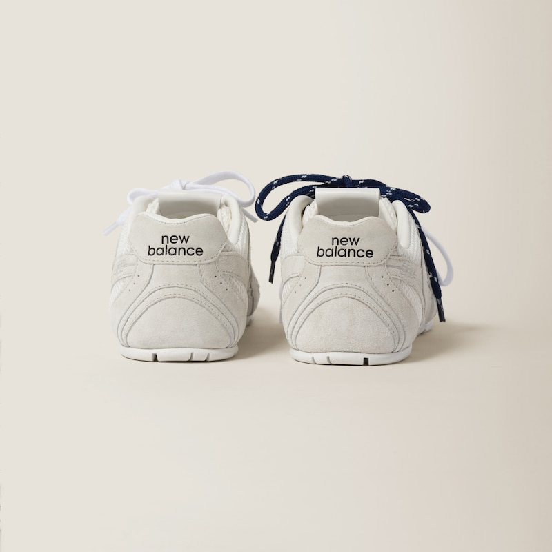 New Balance X Miu Miu 530 SL 绒面革与网布运动鞋