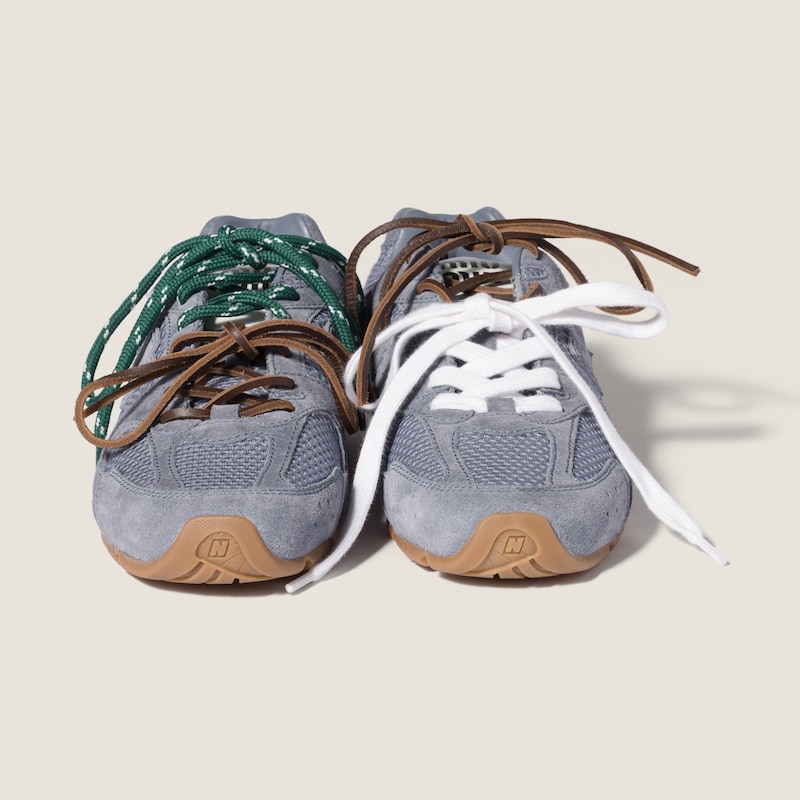 New Balance X Miu Miu 530 SL 绒面皮革和网眼运动鞋