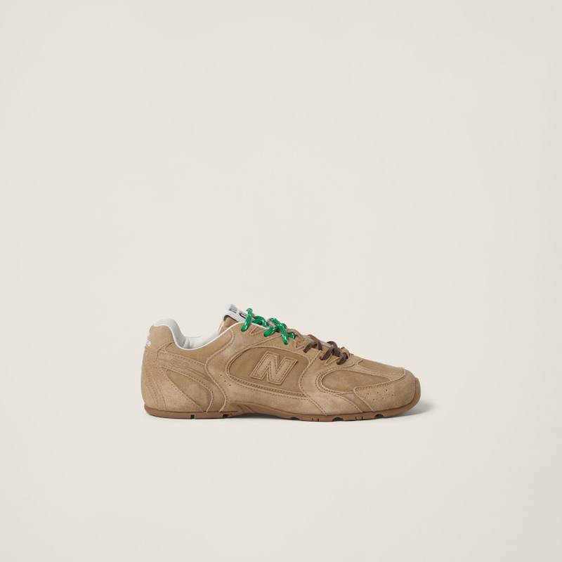 New Balance X Miu Miu 530 SL 绒面革运动鞋