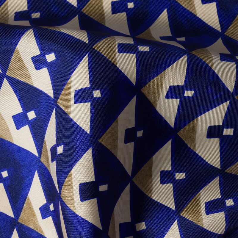 Printed silk scarf