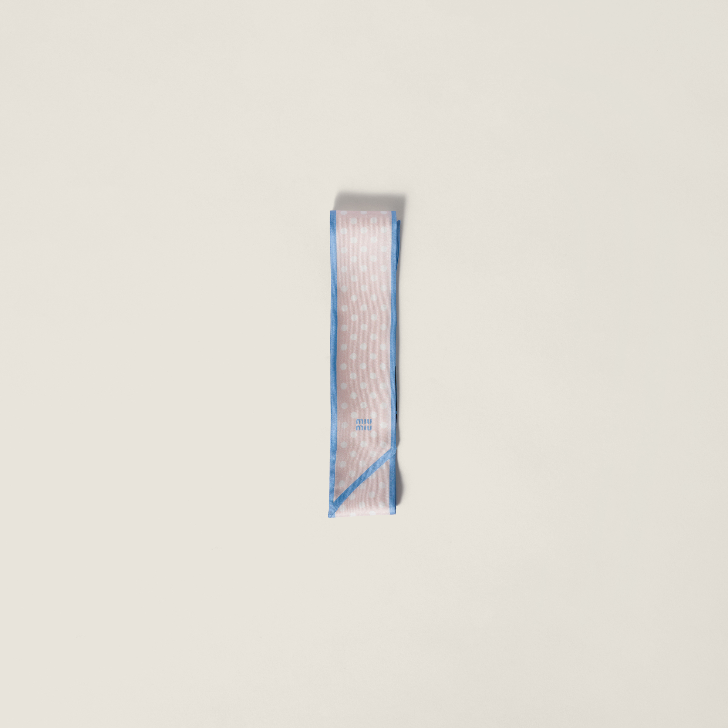 Printed twill scarf