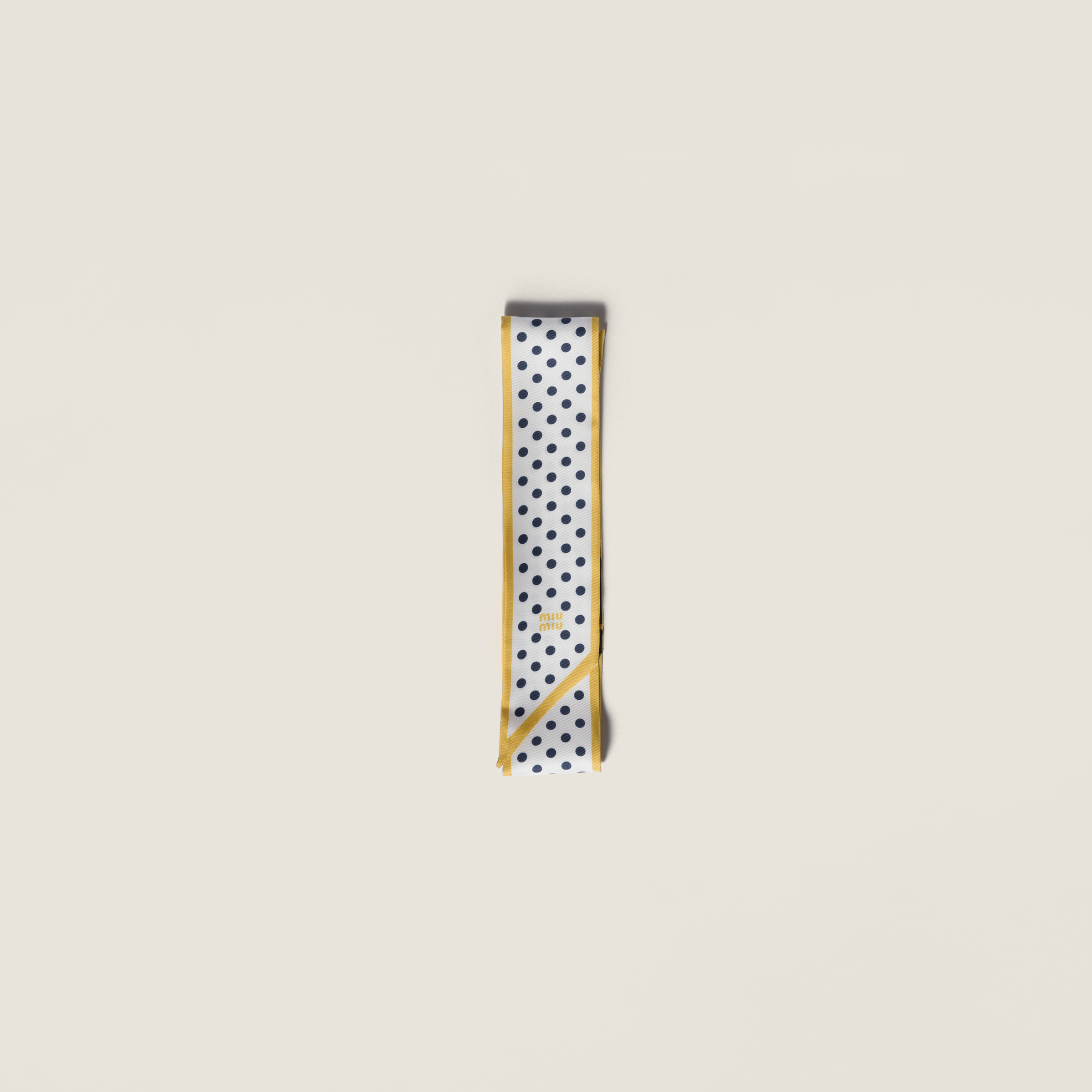 Printed twill scarf