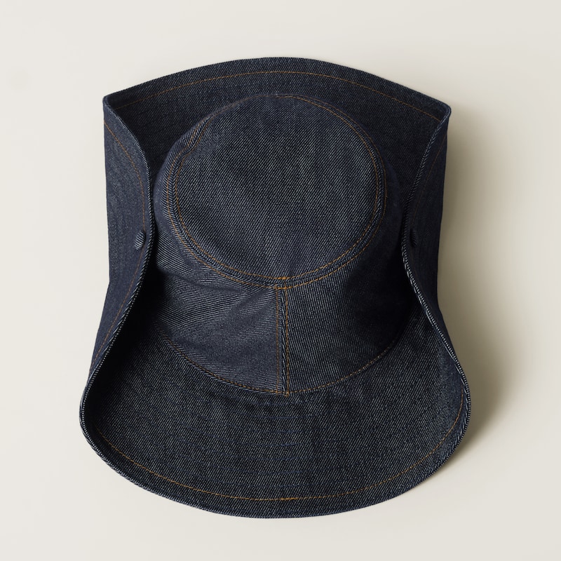 Denim cowboy hat