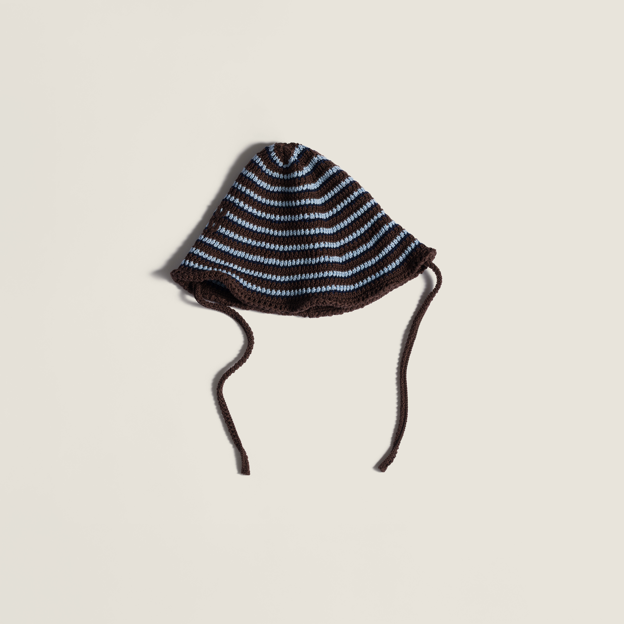 Knitted cotton hat