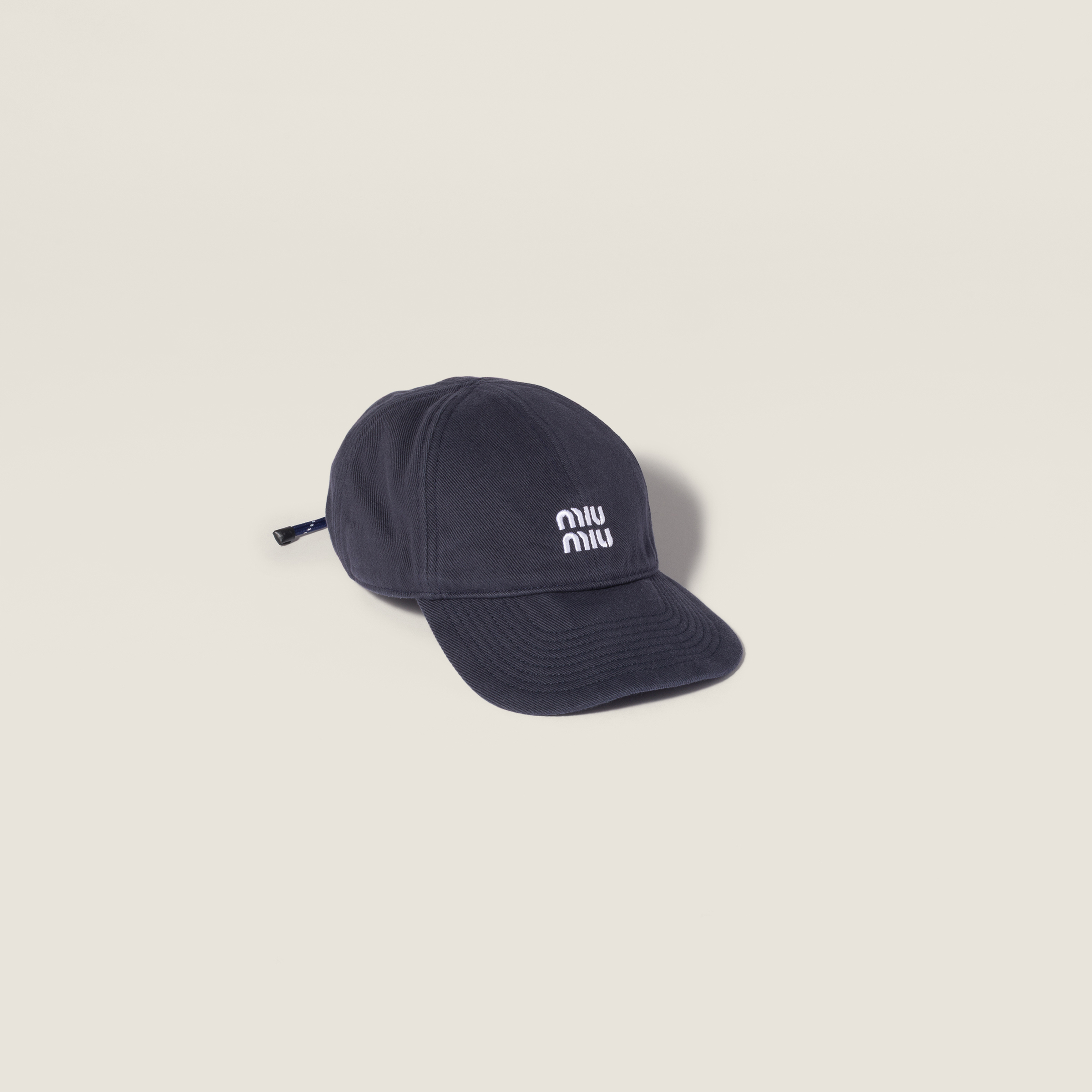 Denim baseball cap