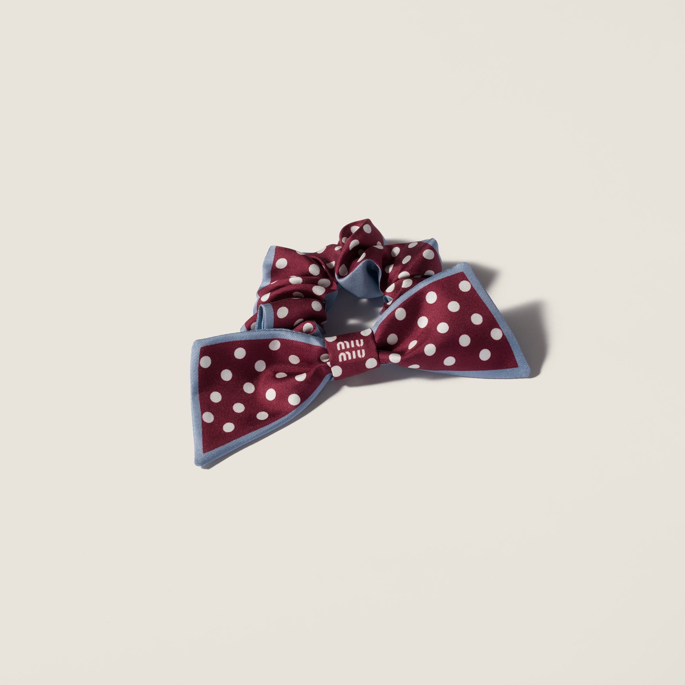 Twill scrunchie