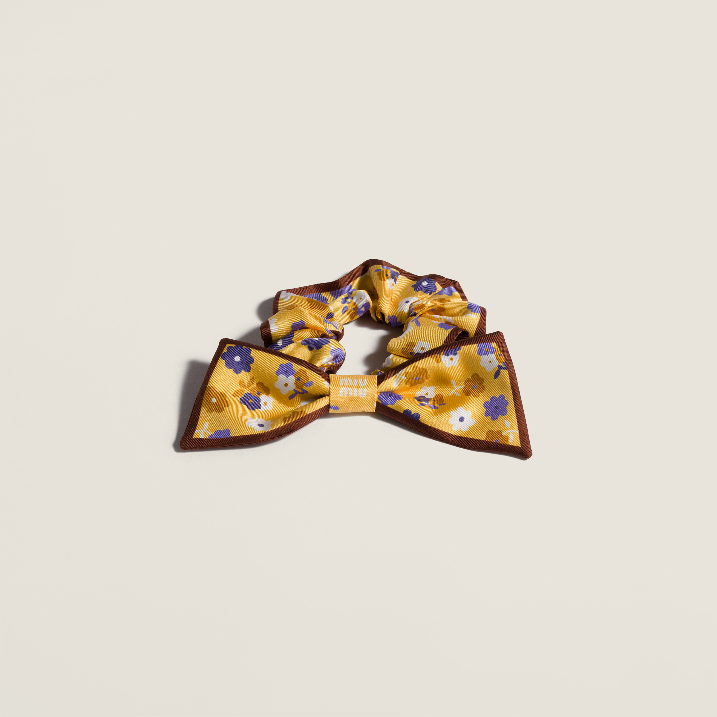 Twill scrunchie