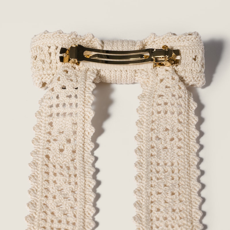 Cotton hair clip