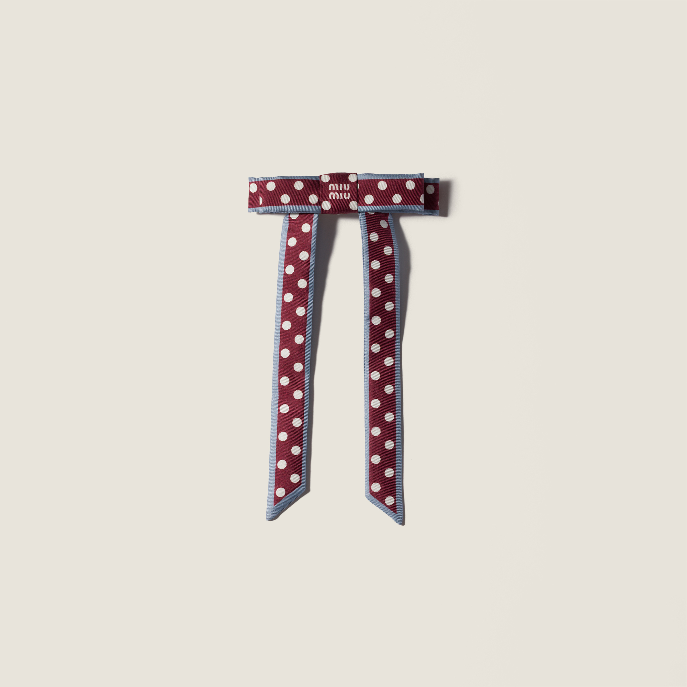 Twill hair clip