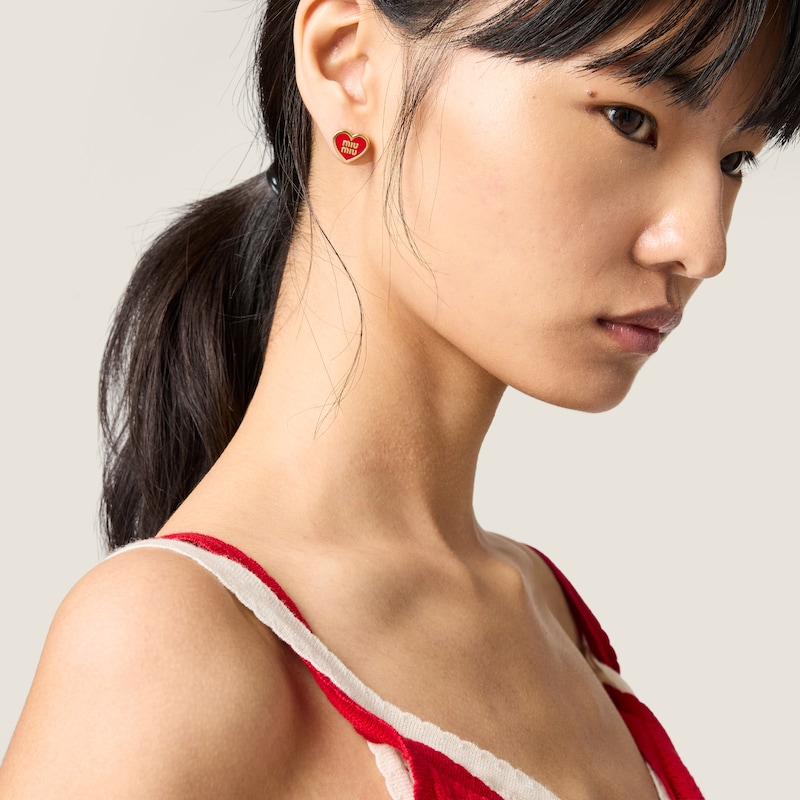 Metal earrings