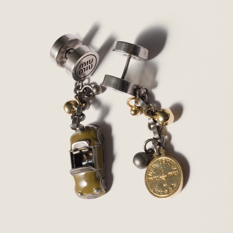 Metal earrings