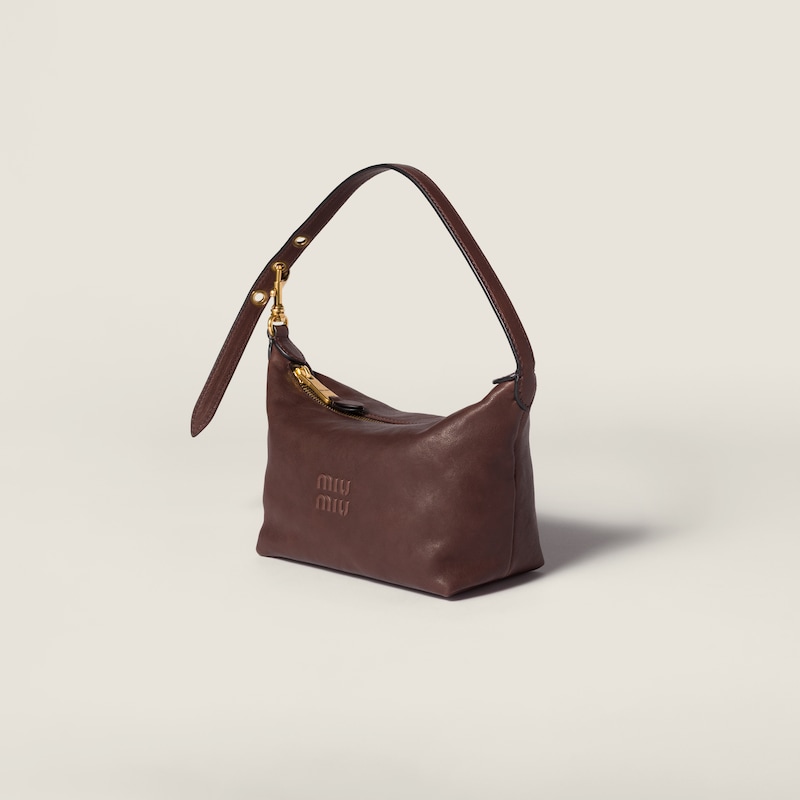 Nappa leather pouch