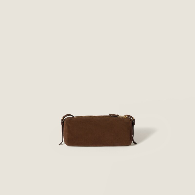 Suede pouch