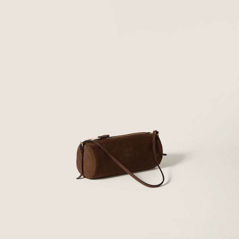 Suede pouch
