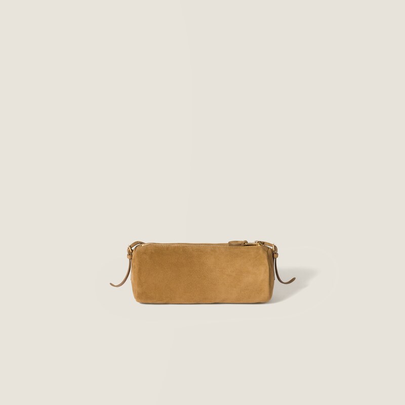 Suede pouch