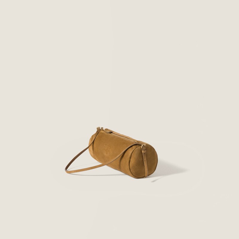 Suede pouch