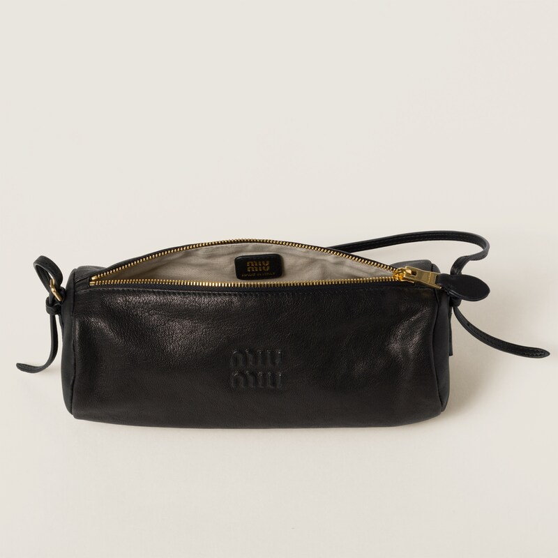 Nappa leather pouch