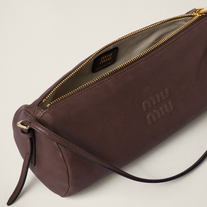 Nappa leather pouch