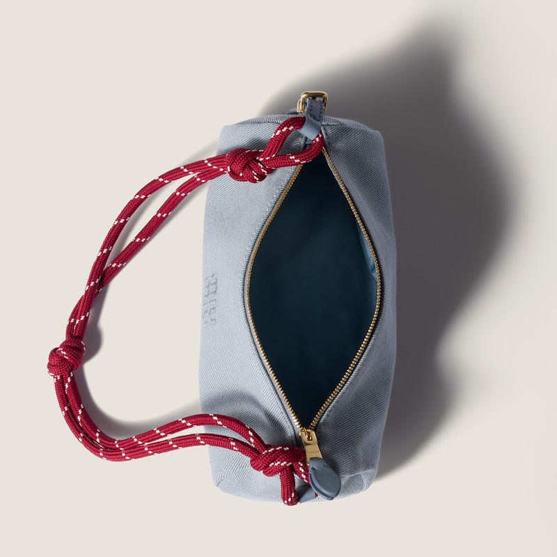 Gabardine pouch